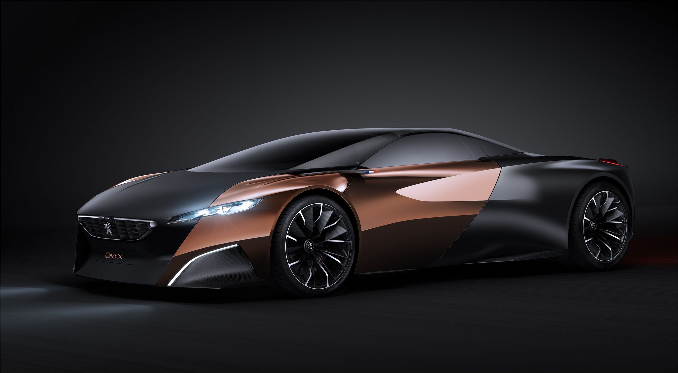 Exalt 4 Stück Onyx Peugeot Concept Car HR1 Fractal Exalt 4 Stück Onyx Peugeot Concept Car HR1 Fractal