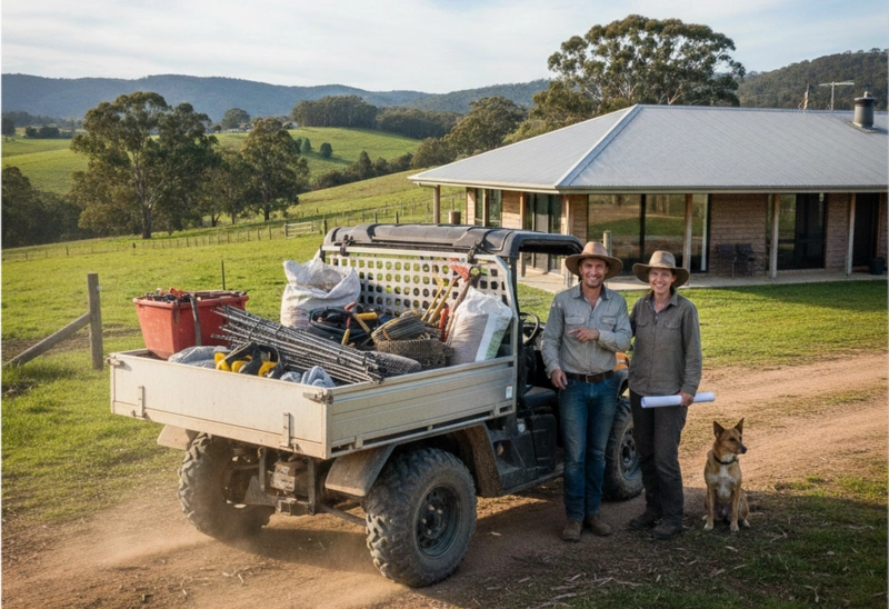 Aussie Property Owners Choose a UTV Tray