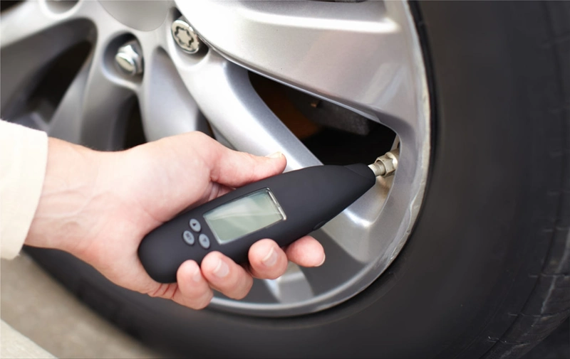 Check your tire pressure