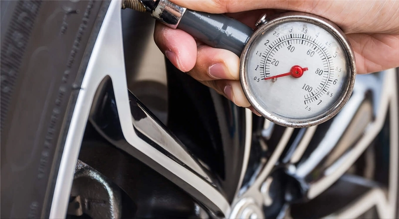 Check your tire pressure