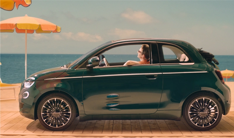 Fiat 500e electric car