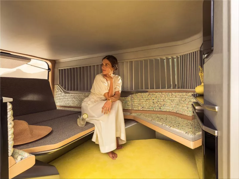 Hippie Caviar Hotel: the Renault campervan