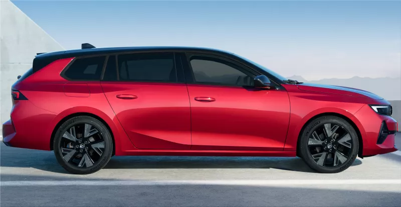 Opel Astra electric car