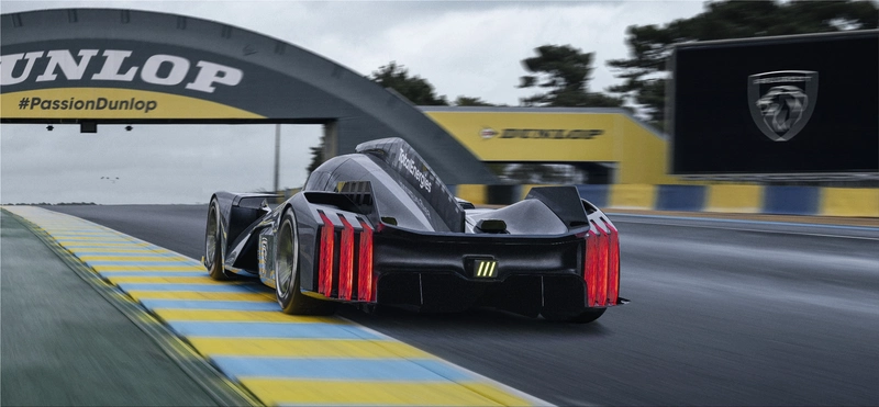 Peugeot 9X8 racing car