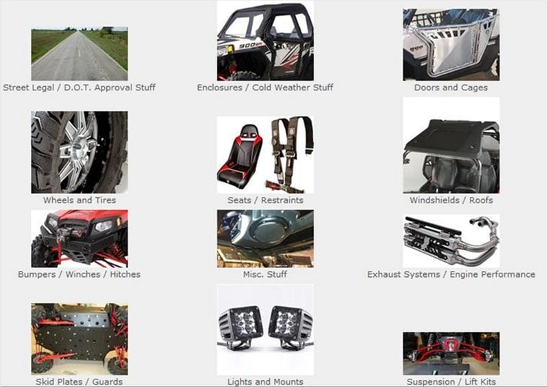 Polaris RZR parts