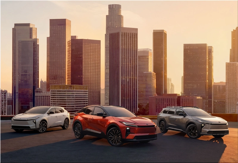 Toyota all-electric family campaign