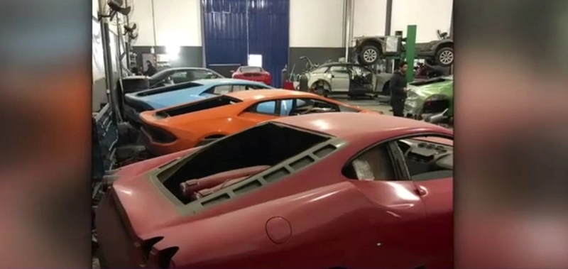Brazilian police closes fake Lamborghini and Ferrari factory