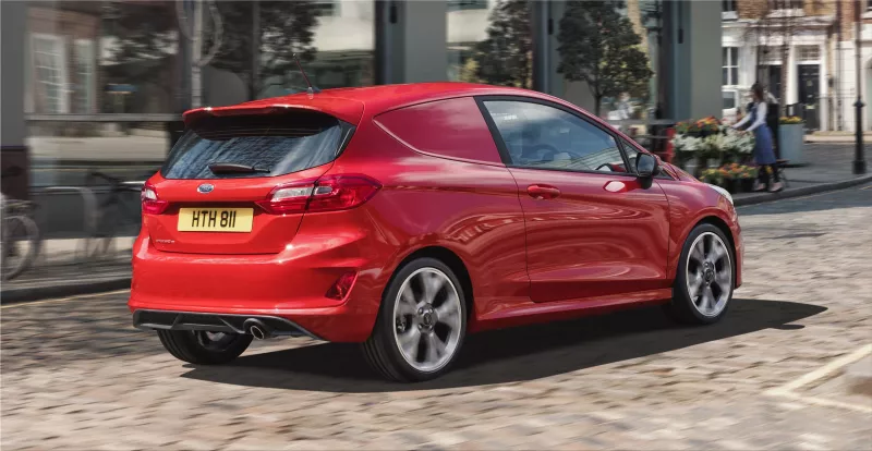 Ford Fiesta Van EcoBoost Hybrid