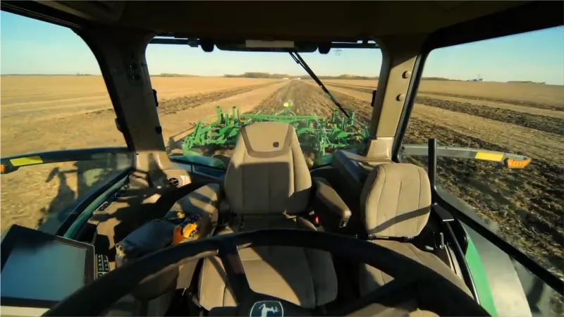 John Deere autonomous tractor