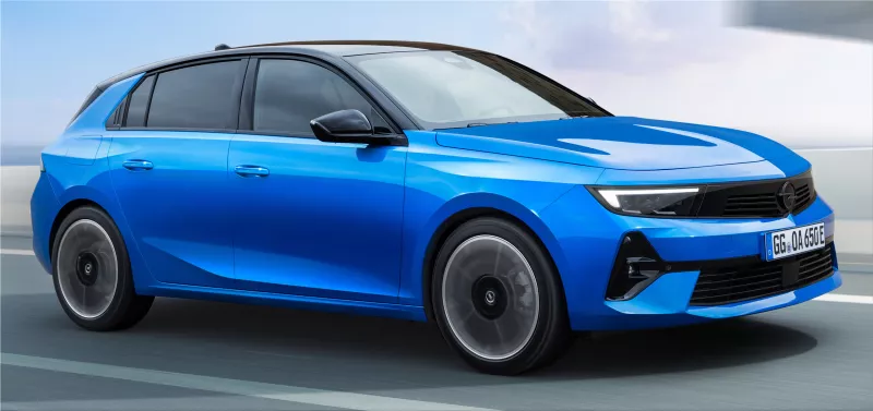 Opel Astra electric car