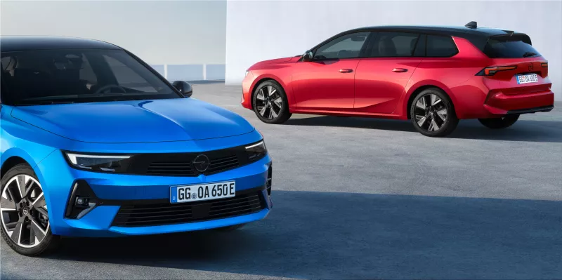 Opel Astra electric car