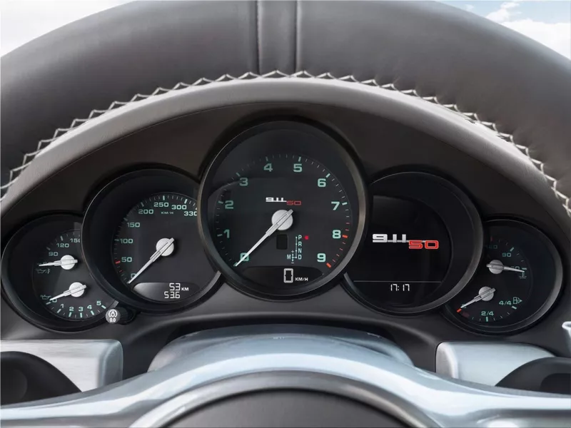 Porsche 911 50 Years Edition interior