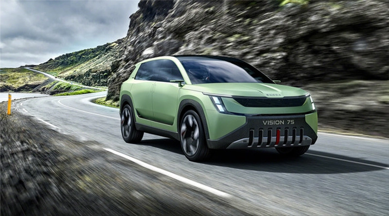 Skoda VISION 7S electric car