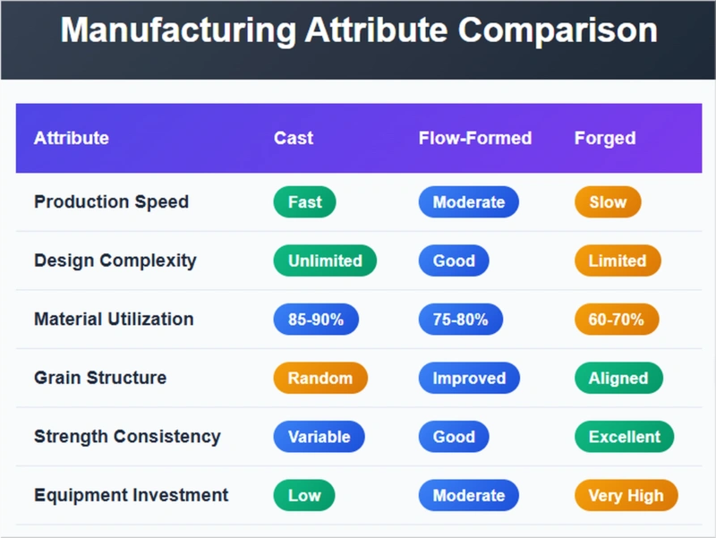 Forged Wheel vs Cast Wheel: Understanding the Differences