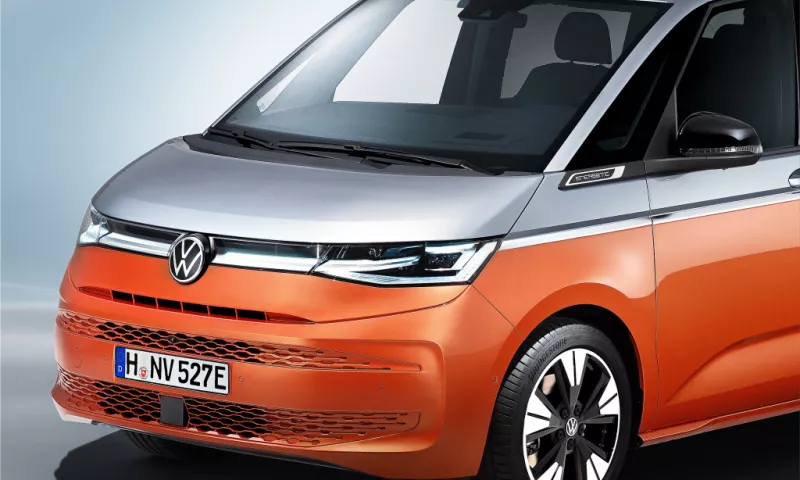 The new 2022 Volkswagen T7 Multivan plug-in hybrid
