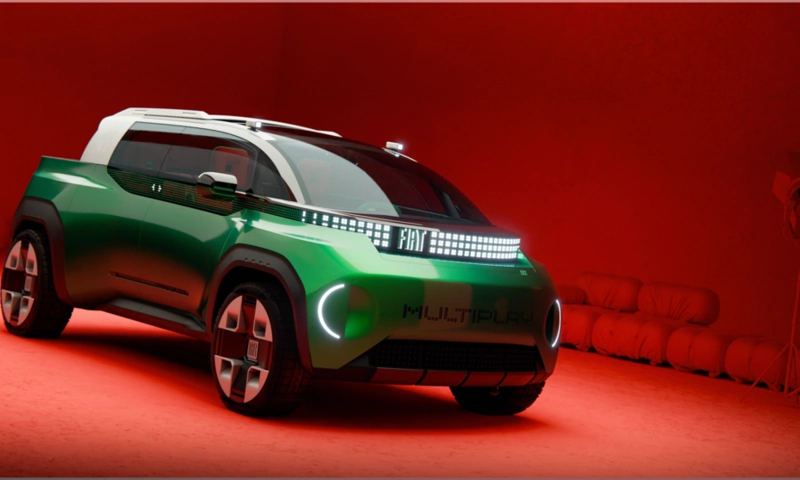 Fiat Multiplay Concept Turns a Family MPV Into a Four-Seat Pick-Up