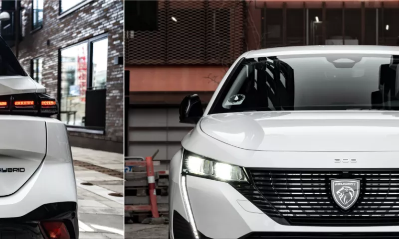 Peugeot 308 SW plugin-hybrid with e-EAT8 gearbox