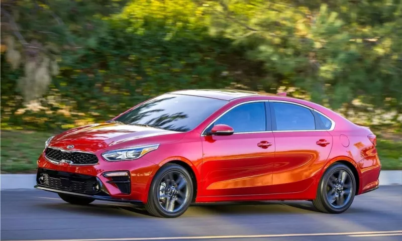Kia Forte at the 2018 North American International Auto Show
