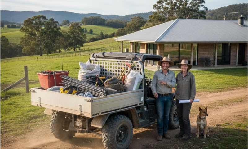 Aussie Property Owners Choose a UTV Tray