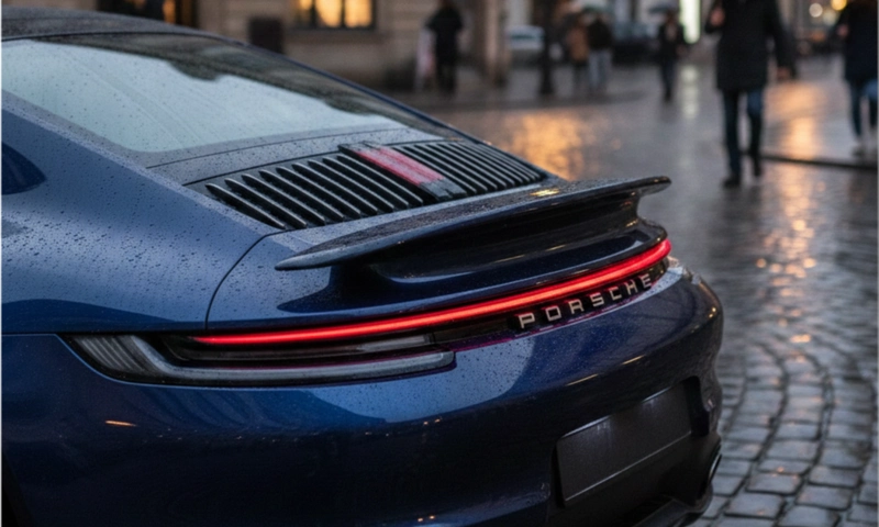 Porsche rear spoiler