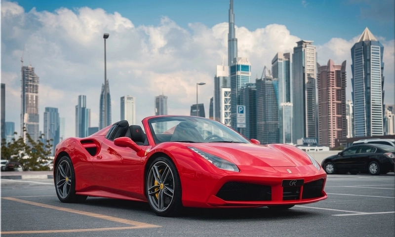 Renting a Ferrari in Dubai