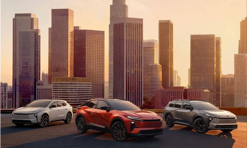 Toyota all-electric family campaign