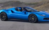 2022 Ferrari 296 GTS open-top plug-in hybrid sports car