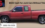 $500 Cash For Junk Cars Without Title