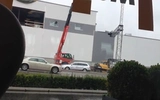 Frontloader take a dive!
