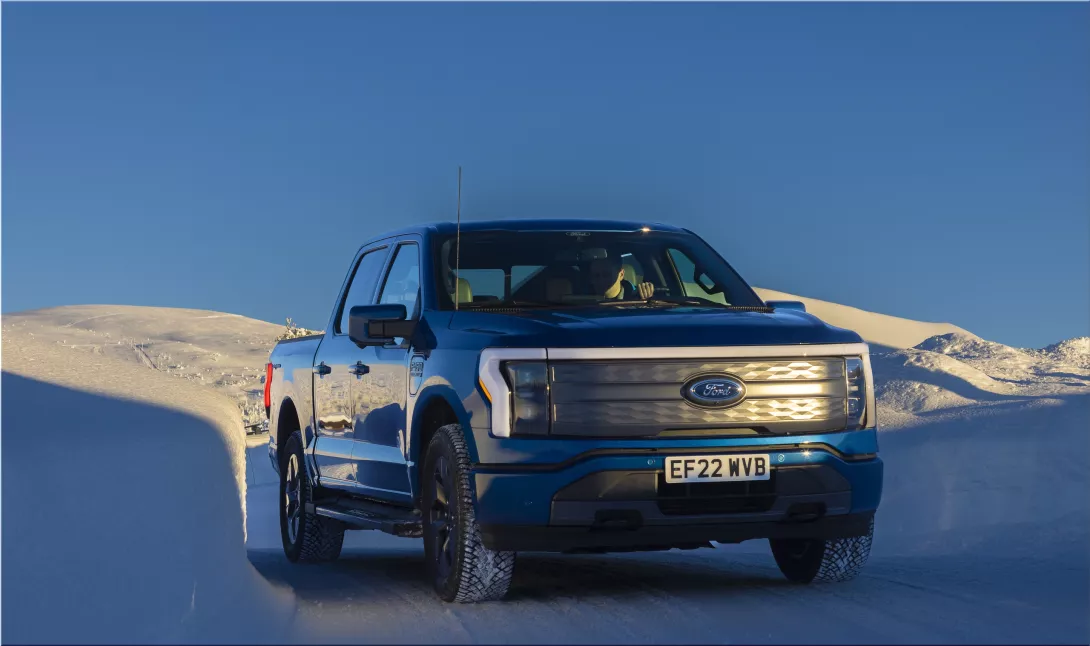 2023 Ford F-150 Lightning electric pickup truck