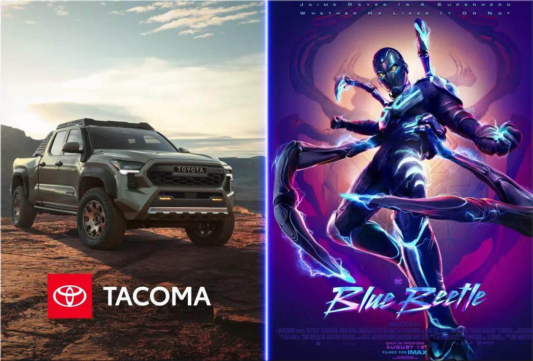 "Blue Beetle" and the 2024 Toyota Tacoma: A Superhero and a Super Truck Team Up