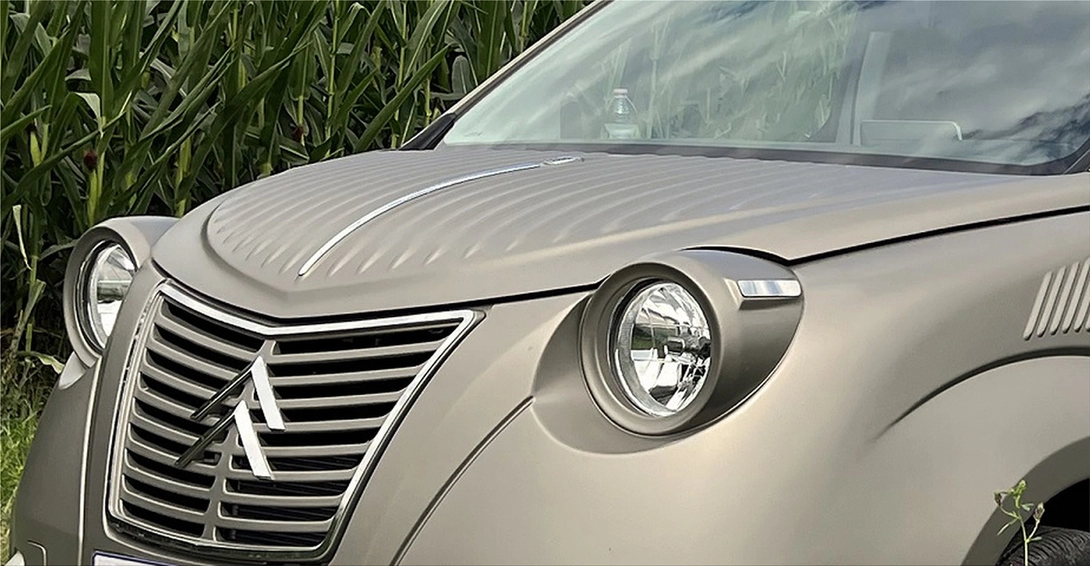 The new Citroen Berlingo 2CV Fourgonnette by Caselani