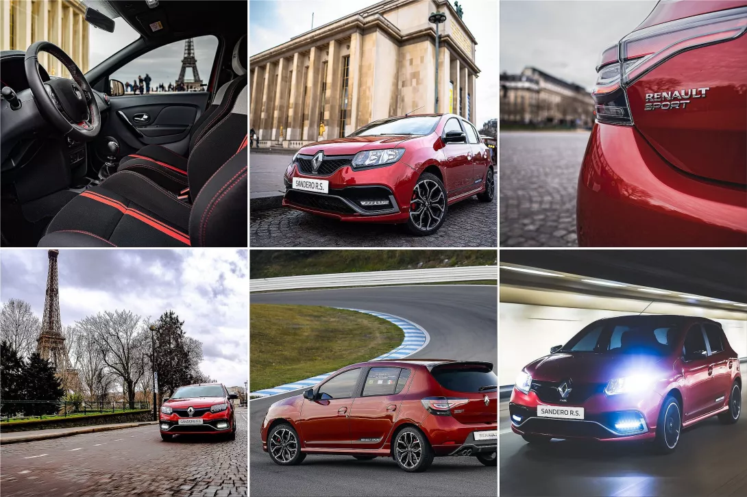 The new Dacia Sandero RS in Paris