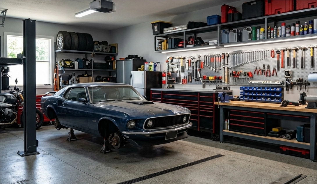 The Tools and Accessories Every Home Mechanic Actually Needs in Their Garage