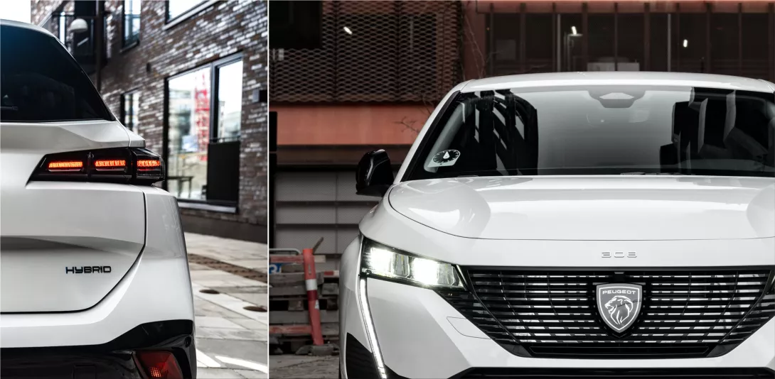 Peugeot 308 SW plugin-hybrid with e-EAT8 gearbox