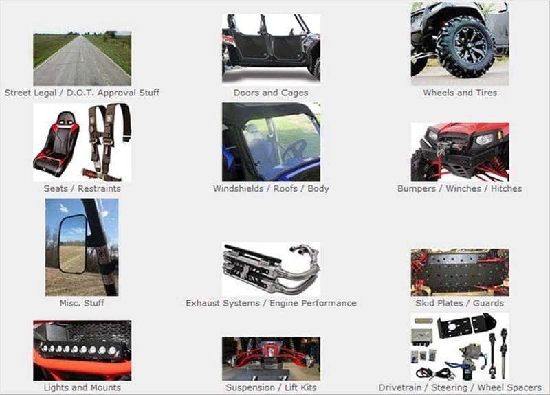 Polaris RZR parts