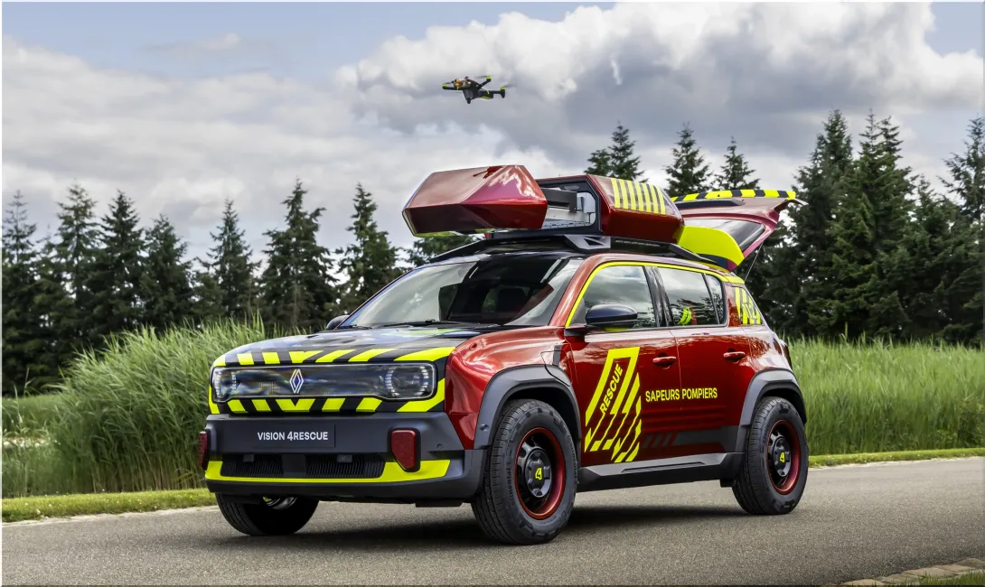 Renault Vision 4rescue: Renault 4 E-Tech for Emergency Services