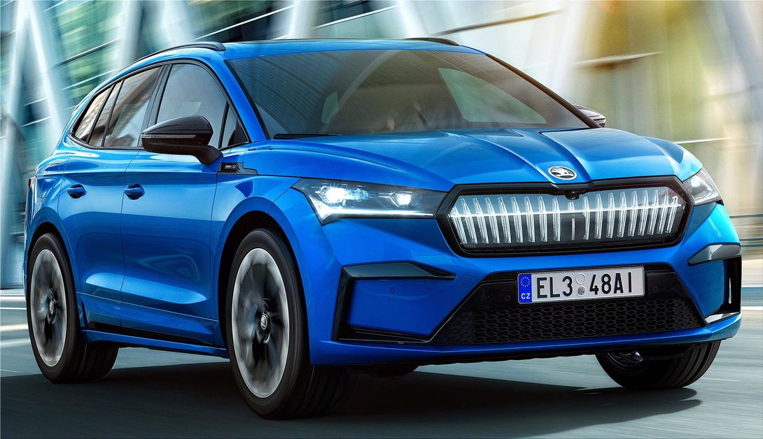 The new Enyaq Sportline iV 80x is the most powerful Skoda